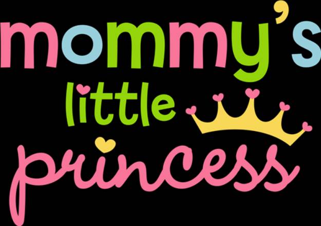 Picture of Mommys Little Princess SVG File