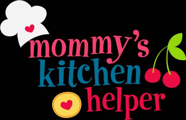 Picture of Mommys Kitchen Helper SVG File
