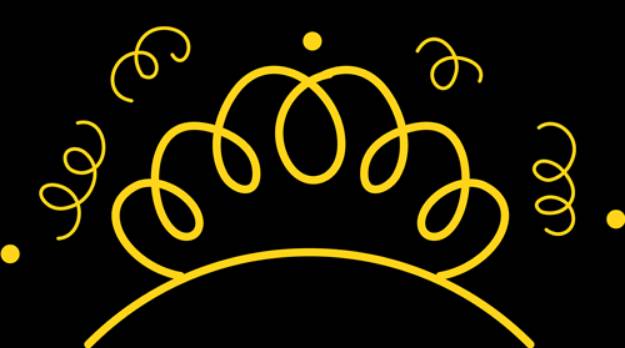 Picture of Princess Crown Monogram Topper SVG File