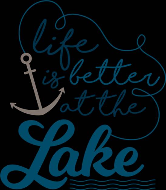 Picture of Better At The Lake SVG File