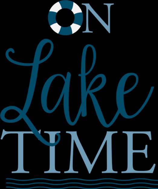 Picture of On Lake Time SVG File