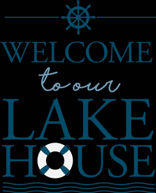 Picture of Welcome To Our Lake House SVG File
