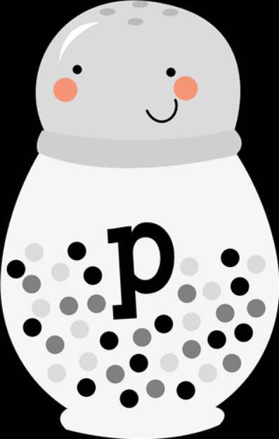 Picture of Kawaii Pepper Shaker SVG File