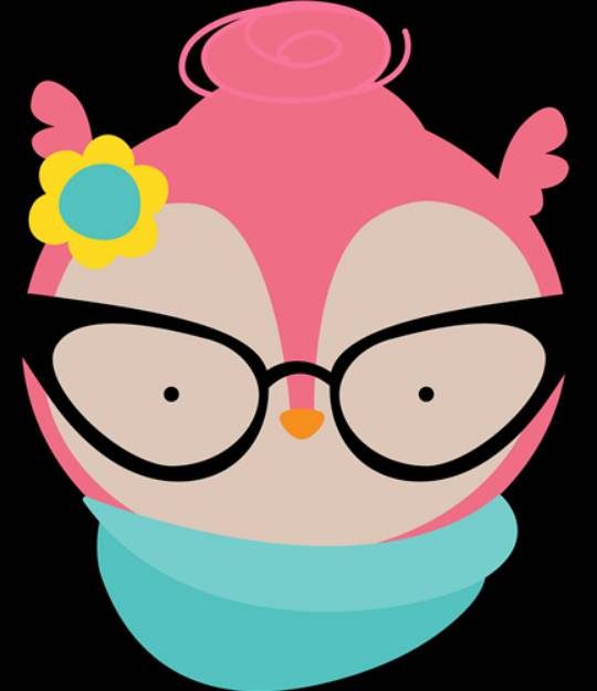 Picture of Hipster Owl Head SVG File