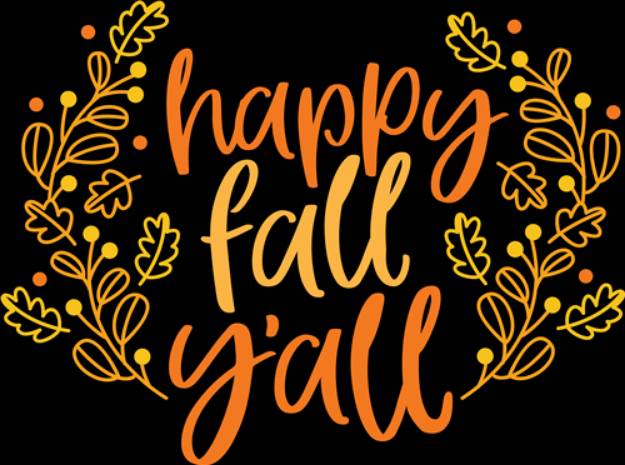 Picture of Happy Fall YAll SVG File