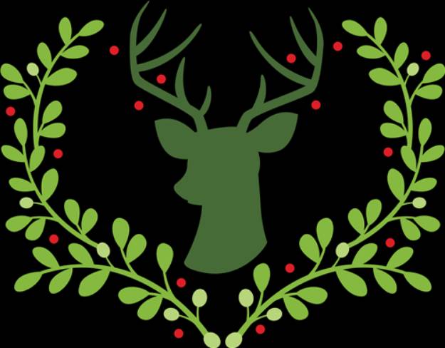 Picture of Deer Head Silhouette SVG File
