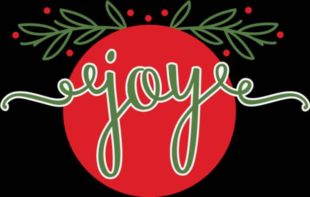 Picture of Christmas Joy Ornament SVG File