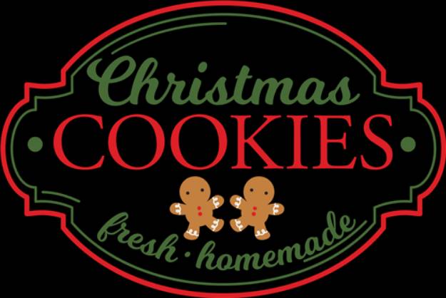 Picture of Christmas Cookies Fresh Homemade SVG File