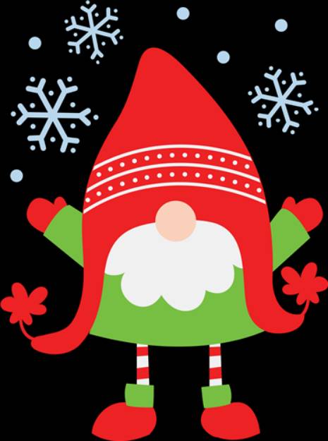 Picture of Ear Flap Hat Gnome SVG File