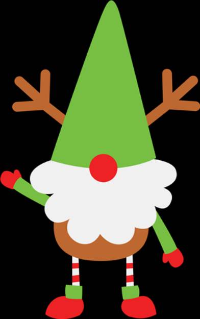 Picture of Boy Reindeer Gnome SVG File