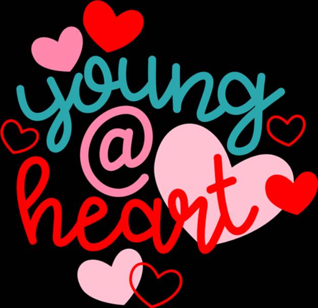 Picture of Young At Heart SVG File