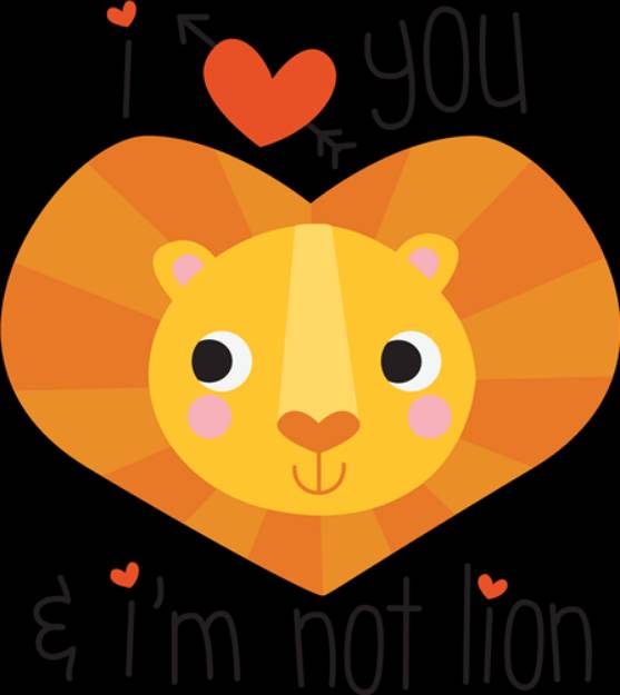Picture of Im Not Lion SVG File
