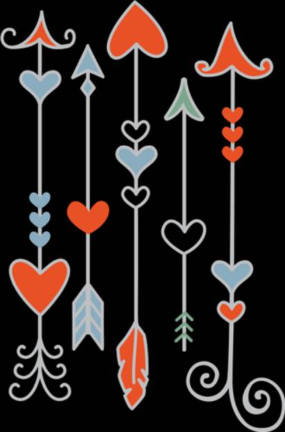 Picture of Heart Arrows SVG File