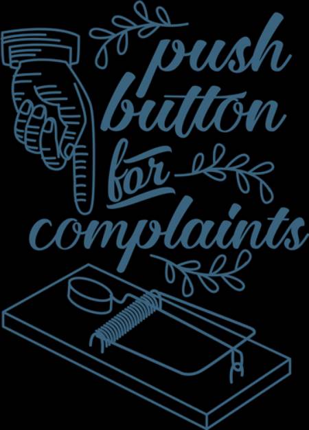 Picture of Push Button For Complaints SVG File