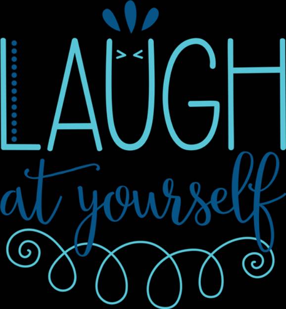 Picture of Laugh At Yourself SVG File