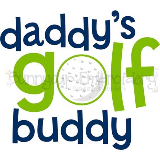 Picture of Daddys Golf Buddy SVG File
