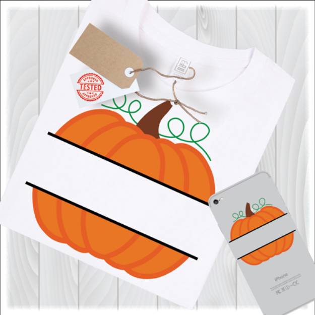 Picture of Pumpkin Name Drop SVG File