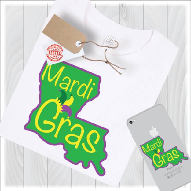Picture of Mardi Gras Louisiana SVG File
