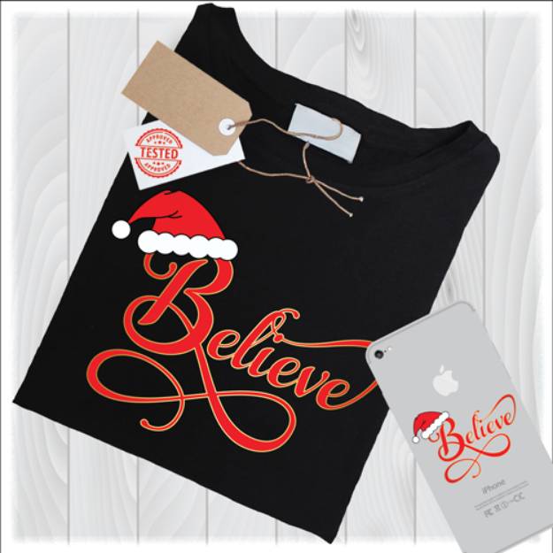 Picture of Christmas Believe SVG File