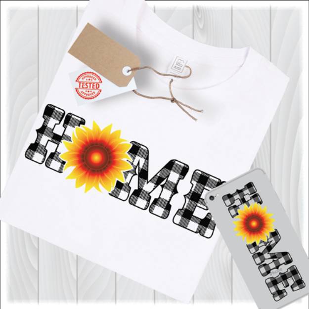 Picture of Sunflower Home SVG File