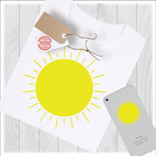 Picture of Bright Sun SVG File