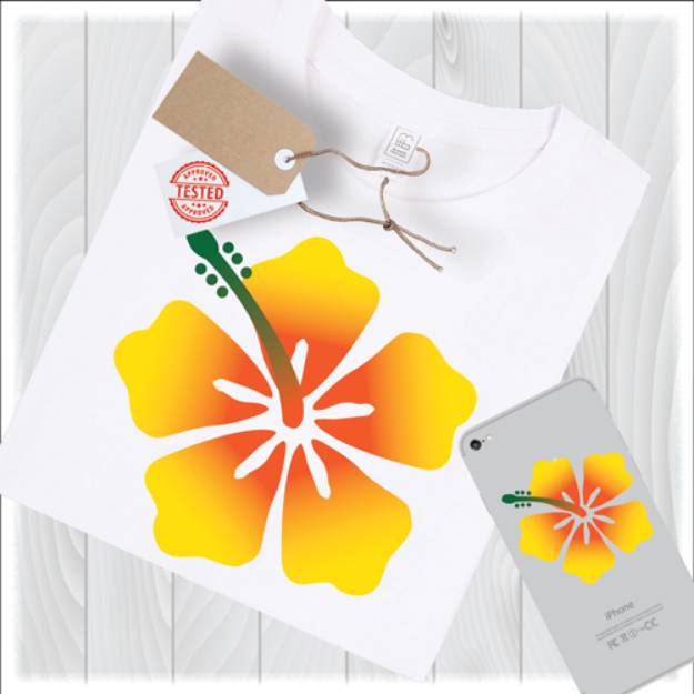 Picture of Tropical Hibiscus SVG File