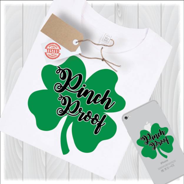 Picture of Pinch Proof Shamrock SVG File
