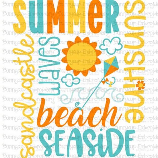 Picture of Summer Subway Art SVG File