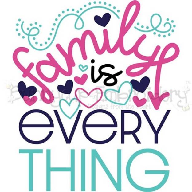 Picture of Family Is Everything SVG File