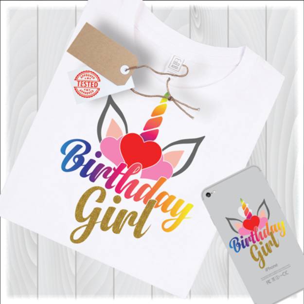 Picture of Birthday Girl SVG File