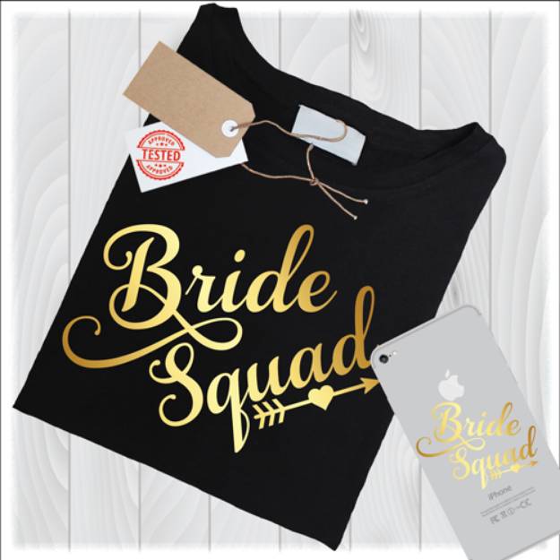 Picture of Bride Squad SVG File