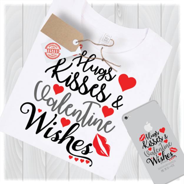 Picture of Valentines Wishes SVG File