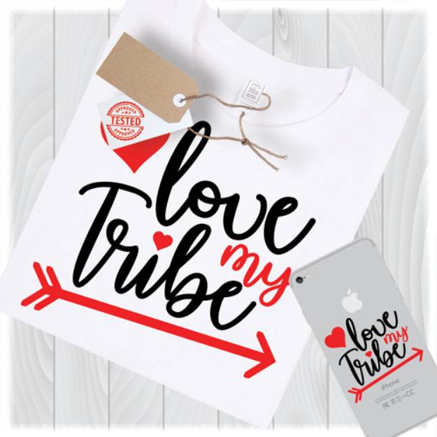 Picture of Love My Tribe SVG File