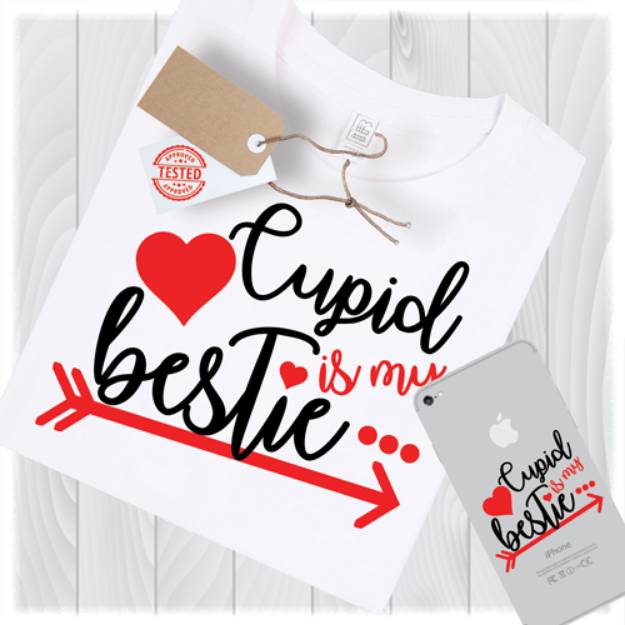 Picture of Cupid Is My Bestie SVG File