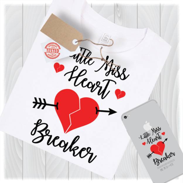 Picture of Miss Heart Breaker SVG File