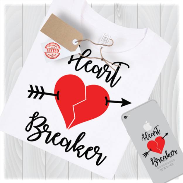 Picture of Heart Breaker SVG File
