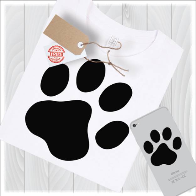 Picture of Dog Paw Print SVG File