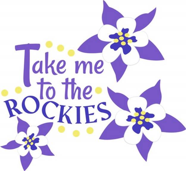 Picture of To The Rockies SVG File
