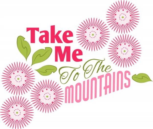 Picture of To The Mountains SVG File