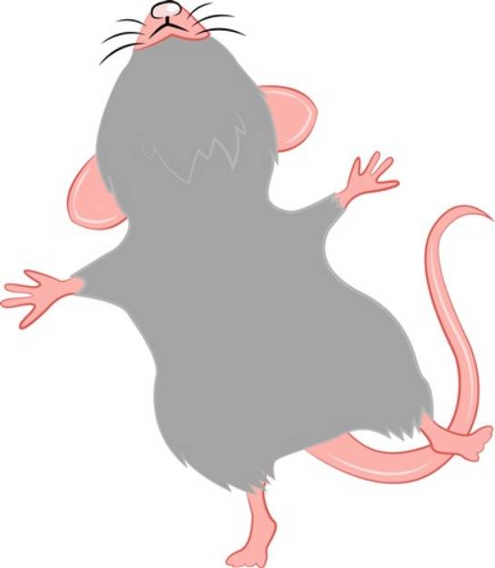 Picture of Happy Mouse SVG File