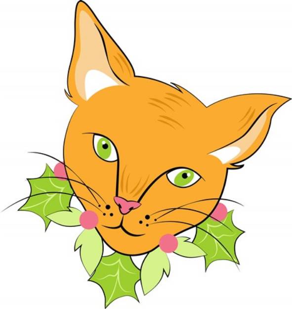Picture of Cat Head SVG File