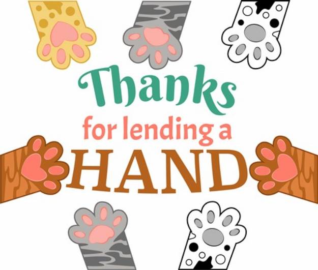 Picture of Lend A Hand SVG File