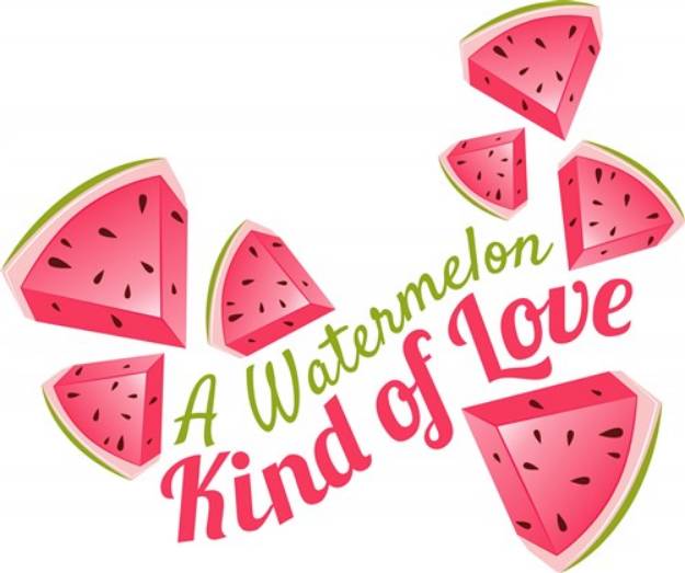 Picture of Watermelon Love SVG File