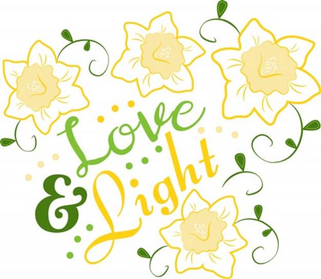 Picture of Love & Light SVG File