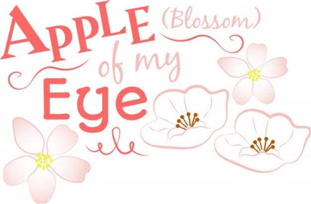 Picture of Apple Of My Eye SVG File