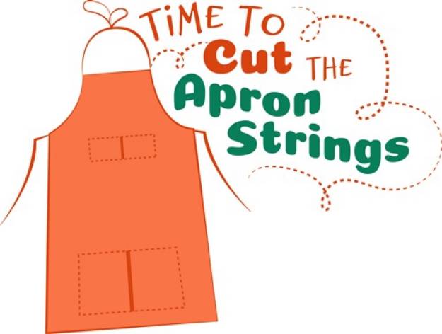 Picture of Cut The Apron Strings SVG File
