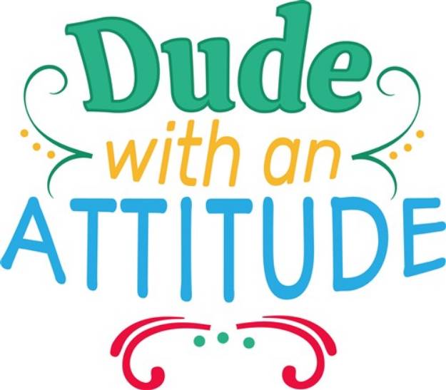 Picture of Dude With Attitude SVG File
