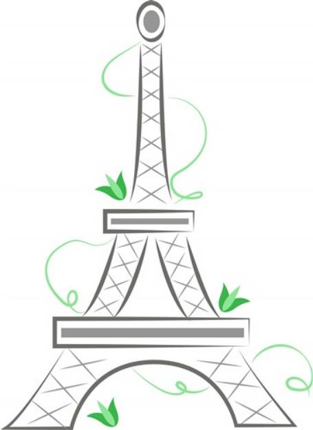 Picture of Eiffel Tower SVG File