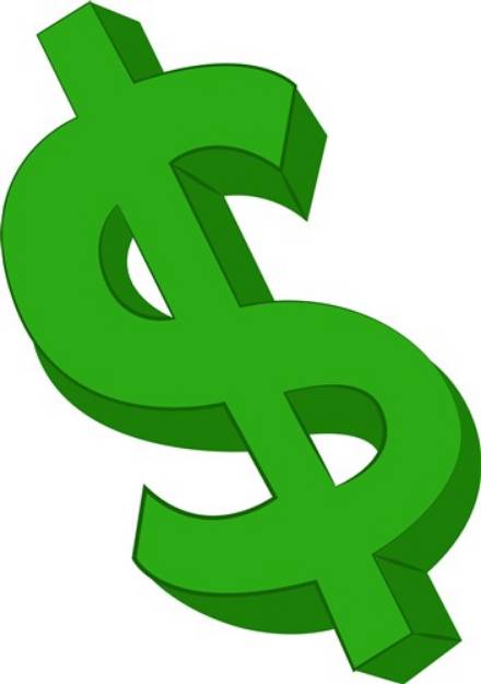 Picture of Dollar Sign SVG File
