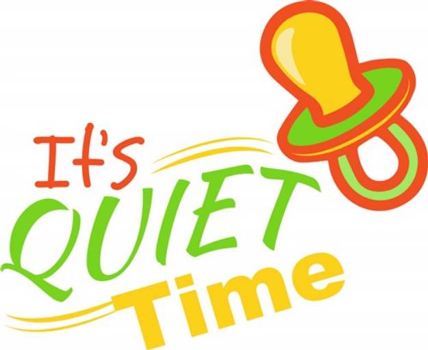 Picture of Quiet Time SVG File